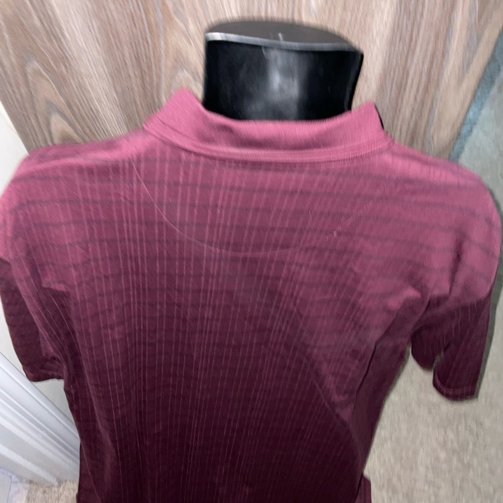 Men’s used Grand Slam XXL 2XL size golf burgundy polo shirt Pre - Picture 3 of 3